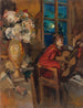 Serenade van de avond - Konstantin Alexeïevitch Korovine — weergave van het kunstwerk
