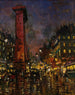 La Porte Saint-Denis - Konstantin Alexeïevitch Korovine — weergave van het kunstwerk