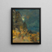 Quai de Marseille bij nacht - Konstantin Alexeïevitch Korovine — ingelijst kunstwerk aan de muur
