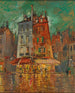 Parijs 's Nachts - Konstantin Alexeïevitch Korovine — weergave van het kunstwerk