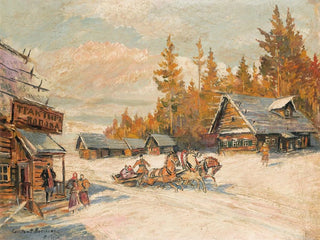 Konstantin Alexeevich Korovin - Winter Sleigh Ride.webp