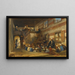 in de klaslokaal - Konstantin Egorovich Makovsky — ingelijst kunstwerk aan de muur