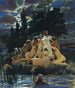 Zeemeerminnen - Konstantin Egorovich Makovsky — weergave van het kunstwerk