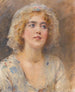 Portret van een meisje - Konstantin Egorovich Makovsky — weergave van het kunstwerk
