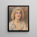 Portret van een meisje - Konstantin Egorovich Makovsky — ingelijst kunstwerk aan de muur