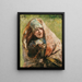 Portret van een boerenvrouw, studie voor Minine, bestemd voor de inwoners van Nijni Novgorod - Konstantin Egorovich Makovsky — ingelijst kunstwerk aan de muur
