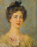 Portret van een elegante dame - Konstantin Egorovich Makovsky — weergave van het kunstwerk