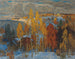 Herfstgoud - Konstantin Ivanovich Gorbatov — weergave van het kunstwerk
