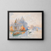 Basilique Santa Maria della Salute, Venice - Konstantin Ivanovich Gorbatov — framed artwork on a wall