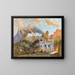 View of Capri - Konstantin Ivanovich Gorbatov — framed artwork on a wall