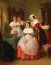 De ochtend van het huwelijk - Konstantin Johannes Franz Cretius — weergave van het kunstwerk