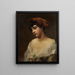 Portret van een jonge vrouw - Konstantin Makovsky — ingelijst kunstwerk aan de muur