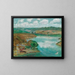 Landschap rond de rivier Blon Blon in Bretagne - Konstantin Pavlovich Kuznetsov — ingelijst kunstwerk aan de muur