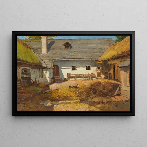the Farm near Heinrichs - Konstantin Stoitzner — framed artwork on a wall