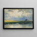 Landschap - Konstanty J Krynicki — ingelijst kunstwerk aan de muur