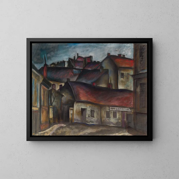 Périphérie triste - Konstantin Bauer — framed artwork on a wall