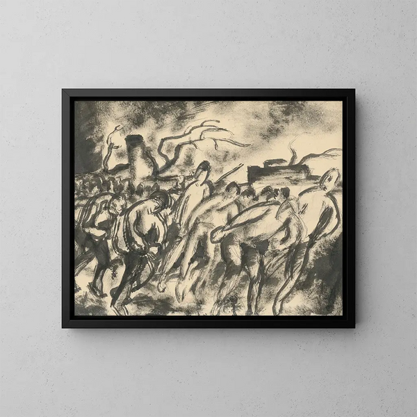 Trajk I - Konstantin Bauer — framed artwork on a wall