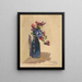 Bloemenboeket van ponch - Konstantin Korovin — ingelijst kunstwerk aan de muur