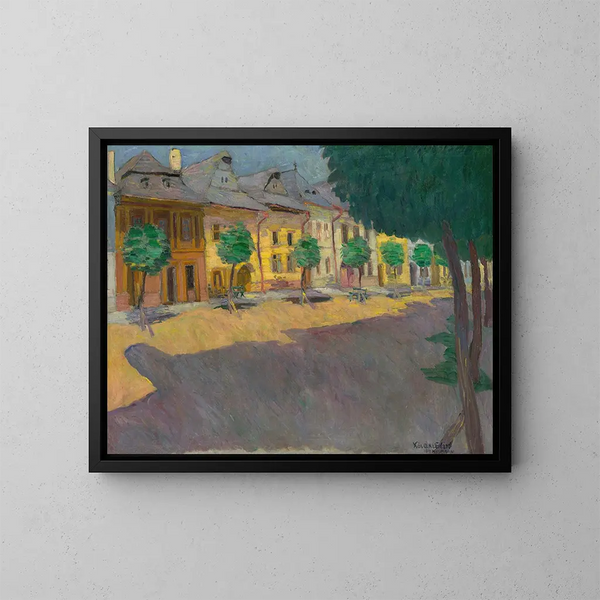 Rue à Kemark - Konstantin Korovin — framed artwork on a wall