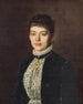 Portret van Mevrouw M. Mandelkov - Kornel Boh — weergave van het kunstwerk