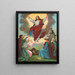 L'ascension Kunstdruk - Krebs Litho & Co.. — ingelijst kunstwerk aan de muur