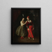 Portret van de zussen Karolina en Anna Strauss, balletdansers van het Grand Theatre - Ksawery Jan Kaniewski — ingelijst kunstwerk aan de muur