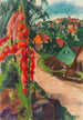 Zomer op het dorp - Käthe Loewenthal — ingelijst kunstwerk aan de muur