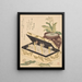 Assortment of primroses in a lacquered box - Kubo Shunman — framed artwork on a wall