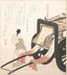 Transport van cour - Kubo Shunman — weergave van het kunstwerk