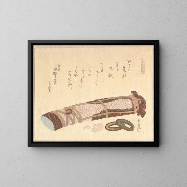 Bewaker van een zwaard - Kubo Shunman — ingelijst kunstwerk aan de muur