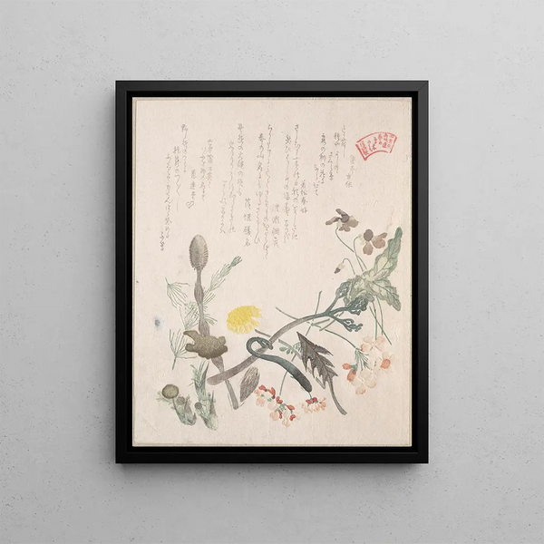 Kubo Shunman - Violets Primroses and Other Spring Flowers.webp