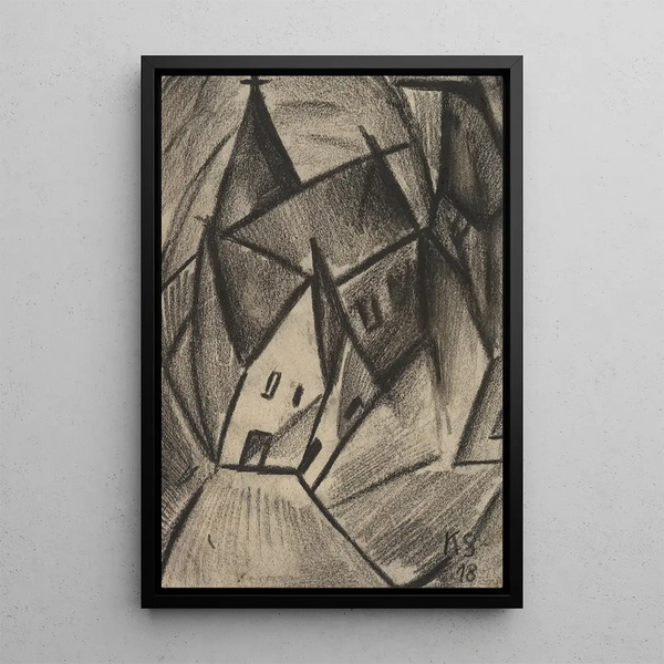 Kurt Schwitters - Z31 Nchtliches Dorf.webp