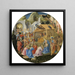 L'Aanbidding der Wijzen - Fra Angelico en Fra Filippo Lippi — wandpresentatie van het kunstwerk