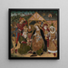 L'Aanbidding der Wijzen - Meester van de Prélat Mur — ingelijst kunstwerk aan de muur