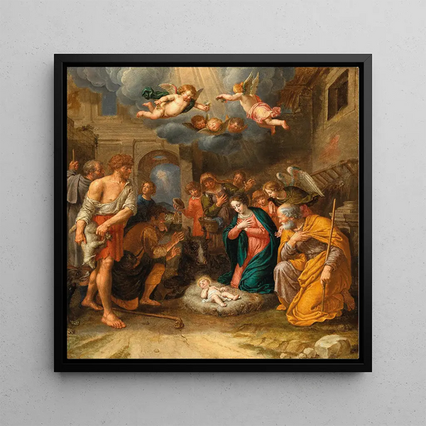 L'Adoration des bergers - Pieter van Lint