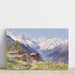 Reproductie van het schilderij L'Alpe Barneuza (Valais) - Edward Theodore Compton