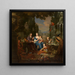 L'Artiste et sa Famille - Michiel Van Musscher — framed artwork on a wall
