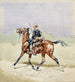 L'Avant-garde - Frederic Remington — weergave van het kunstwerk