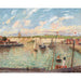 Reproductie van het schilderij L’Avant-port van Dieppe, namiddag, heldere weersomstandigheden - Camille Pissarro