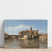 Reproductie van het schilderij L'Île et le pont San Bartolomeo, Rome - Jean-Baptiste-Camille Corot