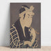 Reproduction of the painting of the actor Matsumoto Koshiro IV in the role of the fishmonger Gorobei - Toshusai Sharaku