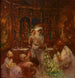L'aanbidding van de Maagd - Gaston La Touche — weergave van het kunstwerk