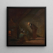 L'alchimiste - Carl Spitzweg — ingelijst kunstwerk aan de muur