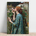 Reproduction of the painting L'âme de la rose - John William Waterhouse