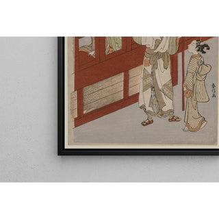 Reproduction L'amour à la porte du bordel - Suzuki Harunobu