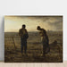 Reproduction of the painting L'angelus - Jean-François Millet