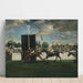 Reproduction of the painting L'arrivée à un hippodrome de campagne anglais - Jacques-Émile Blanche