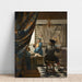 Reproduction of the painting L'art de la peinture - Johannes Vermeer