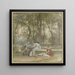 L'artiste avec sa famille en vacances - Philipp Rumpf — framed artwork on a wall