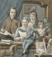 L'artiste lui-même et sa famille - Warner Horstink — weergave van het kunstwerk
